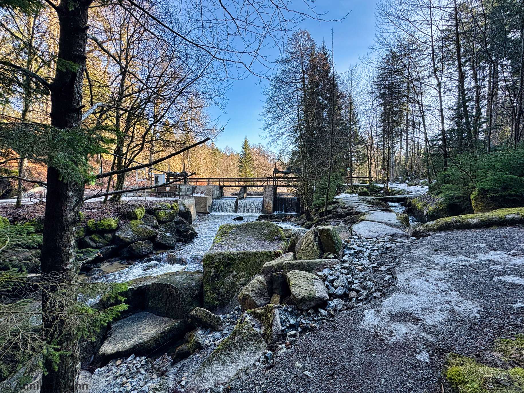 Staudamm am Saußbach